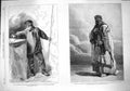Original Old Antique Print 1862 Miguel El Musrab Sheikh Anazeh Tribe Flyfishing