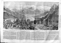 Original Old Antique Print 1863 War America General Longstreet Corps Virginia