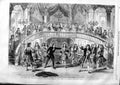 Original Old Antique Print 1863 Duke'S Motto Lyceum Theatre Princ Gonzangues