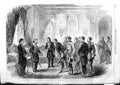 Old Antique Print 1863 Prince Ismael Pacha Consuls-General Pachalic Egypt 19th