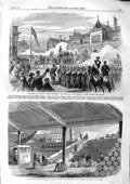 Original Old Antique Print 1863 Josiah Wedgwood Stoke-On-Trent Liverpool G 19th