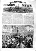 Original Old Antique Print 1863 Prince Princess Wales Windsor Osborne London