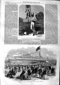 Old Antique Print 1863 John M'Douall Stuart Australian Explorer Geelong 19th