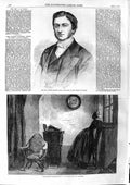 Old Antique Print 1863 Henry Mildred Birch Ladye'S Chamber Tower London 19th