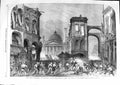 Original Old Antique Print 1863 Masaniello Italian Opera Covent Garden Naples