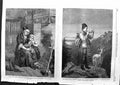 Old Antique Print 1863 Mother Little Girl Praying Cattle Dalecarlia Goat 19th