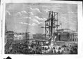 Antique Old Print *3756 1863 Unveiling Wellington Monument Liverpool England