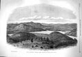 Old Antique Print 1863 Little Windermere Karagweh Mountains Captain Grant 19th