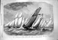 Old Antique Print 1863 Victoria Yacht Club Shark Syren Gipsy Julia Marina 19th