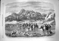Original Old Antique Print 1863 Lieutenant-Governor Punjaub Cashmere Jummoo