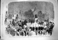 Original Old Antique Print 1863 Memorial Statue Prince Consort Aberdeen Royal