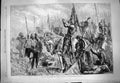 Original Old Antique Print 1863 Battle Agincourt Siers Armour John Victorian
