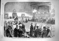 Old Antique Print 1863 Installation Earl De Grey Ripon Lord Steward Hull 19th
