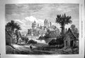 Old Antique Print 1863 Chateau De Pierrefonds Oise River France Fine Art 19th