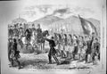 Original Old Antique Print 1863 King Greece Athens National Guar 19th