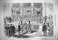 Original Old Antique Print 1863 Archbishop Athens King George Front Cathedral
