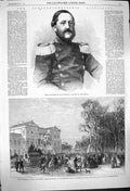 Old Antique Print 1864 Prince Frederick Augustenburg Schleswig-Holstein 19th