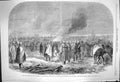 Old Antique Print 1864 War Schleswig Hussars Prinec Leichtenstein Battle 19th