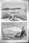 Old Antique Print 1864 War Schleswig Oversee Dannewerk Redoubt Dannewerk 19th