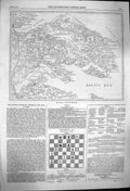 Old Antique Print 1864 Seat War Denmark Baltic Sea Alsen Apenrade Fiord 19th