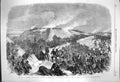 Original Old Antique Print 1864 War Denmark Prussian Siers Duppel Redoubt 19th