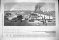 Original Old Antique Print 1864 London Drainage Works Barking Creek Outfall