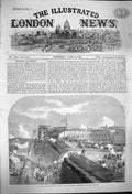 Original Old Antique Print 1864 Siege Operations St. Mary'S Creek Chatham Siers