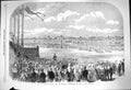 Old Antique Print 1864 Race Grand Prix De Paris Longchamps Horses Sport 19th