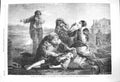 Original Old Antique Print 1864 Saved Topham Women Children Rescued Ship Wreck