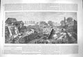 Original Old Antique Print 1864 Progress Waterworks Menilmontant Paris France