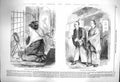 Original Old Antique Print 1864 Japan Wandering Minstrels Yokohama Girl Make-Up