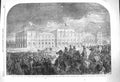Antique Old Print *3934 1864 Prince Wales Sweden Gottenborg Railway Station