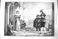 Original Old Antique Print 1864 Master Slender Anne Page Romance Callcott 19th