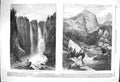 Old Antique Print 1864 Peyton Falls Alleghany Virginia Brazilian Forest 19th