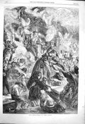 Original Old Antique Print 1864 King Cheer James Godwin Royalty Costumes 19th