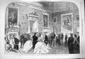 Old Antique Print 1865 Ball Prince Wales Holkham House Norfolk Leicester 19th