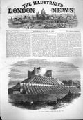 Original Old Antique Print 1865 Progress Prince Consort Memorial Hyde Park 19th