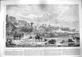 Original Old Antique Print 1865 City Buenos Ayres South America Hors Victorian