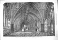 Original Old Antique Print 1865 Crypt St. Stephen'S Chapel Houses Parliament