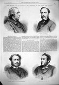 Old Antique Print 1865 Williamson Houghton Charlemont Williamson Hanbury 19th
