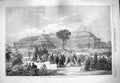 Old Antique Print 1865 Winter Gardens Exhibition Building Dublin Ireland 19th