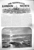 Original Old Antique Print 1865 Remains H.M.S. Racehorse Gulf Pe-Che-Li Chi 19th