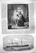 Original Old Antique Print 1865 Confederate War Steamer Tallahassee Liverpo 19th