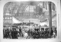 Old Antique Print 1865 Prince Wales Agricultural Hall Islington Schools 19th