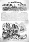Old Antique Print 1865 Emperor French Algeria Algerine Irregular Cavalry 19th