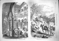 Original Old Antique Print 1865 Fort Napoleon Kabylia Dressmakers Shop Algiers