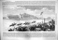 Original Old Antique Print 1865 Gladiateur Horse Race Grand Prix Paris Lon 19th
