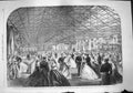 Old Antique Print 1865 Prince Wales England Ball William Victualling Yard 19th
