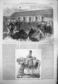 Old Antique Print 1865 Goodwood Races Cup Atlantic Telegraph Robert Peel 19th