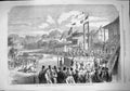 Original Old Antique Print 1865 Manchester Athletic Festival Sport Rac Victorian